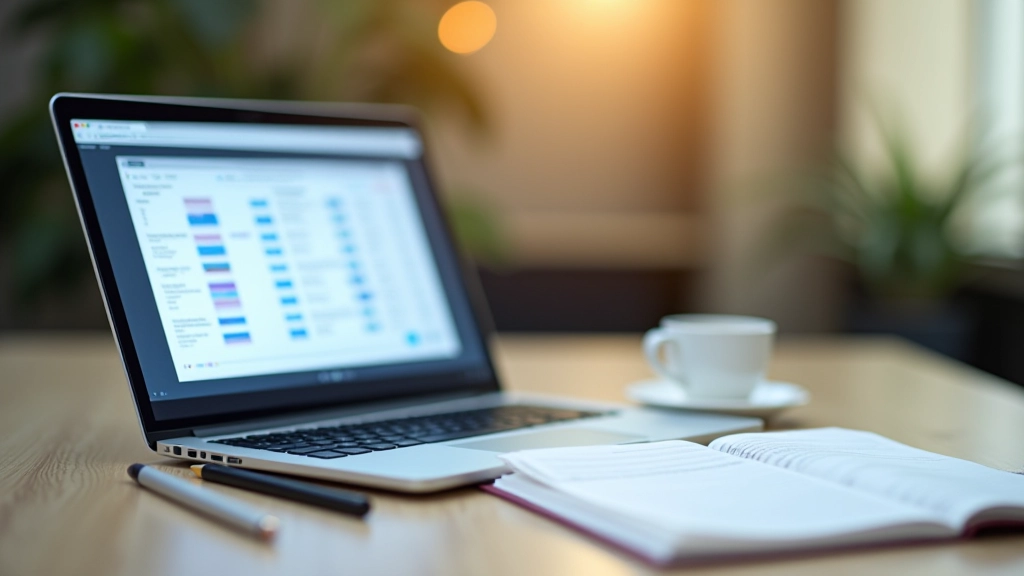 Financial planning spreadsheet displayed on computer monitor with charts and savings calculator
